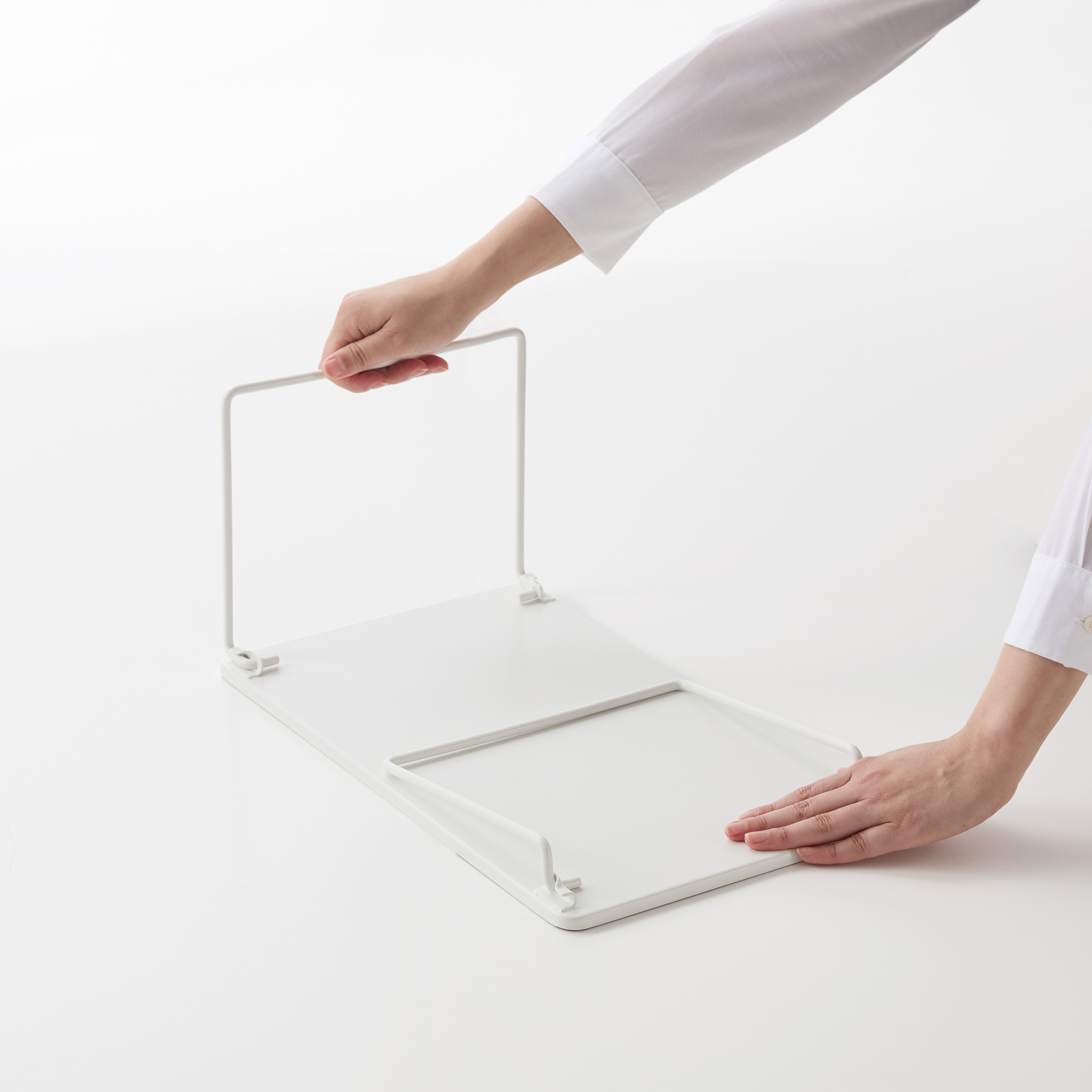Stapelbares Klappregal M TOWER weiss