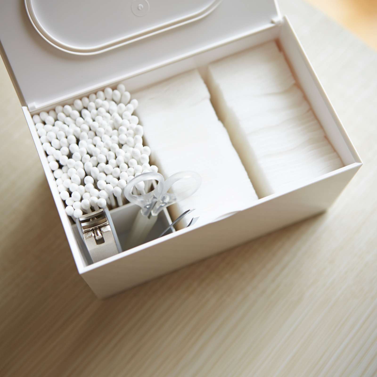 Aufbewahrungsbox VEIL weiss