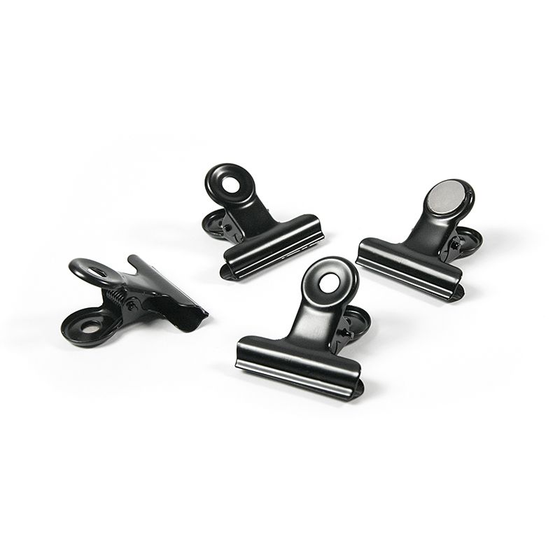 Magnet-Clip GRAFFA 4er Set schwarz 