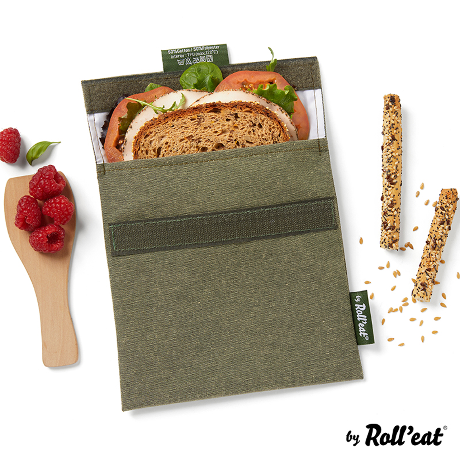 Snack'n'Go Lunch Bag Nature Moss 
