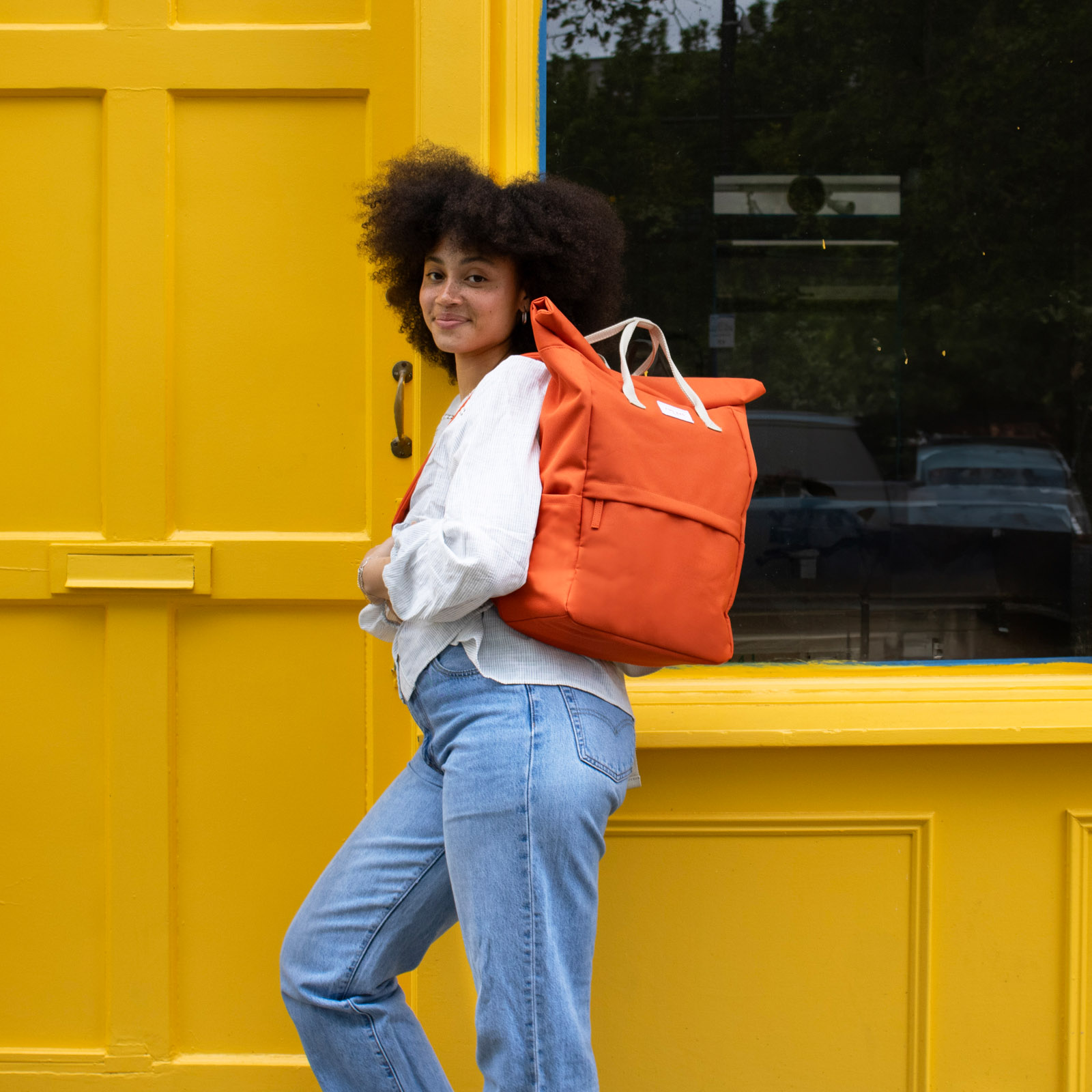 Large Backpack Burnt Orange 