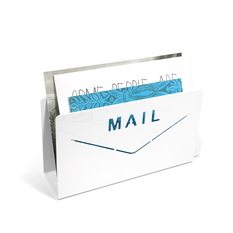 Letter stand MAIL white 