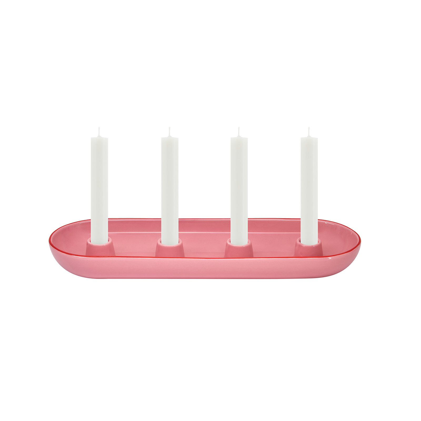 Adventskranzschale Lucia rose oval
