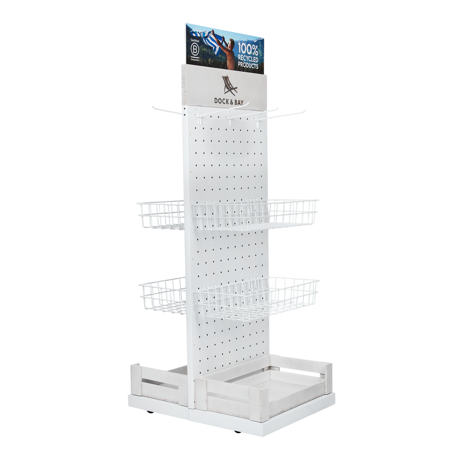 Two-sided Premium POS Display leer