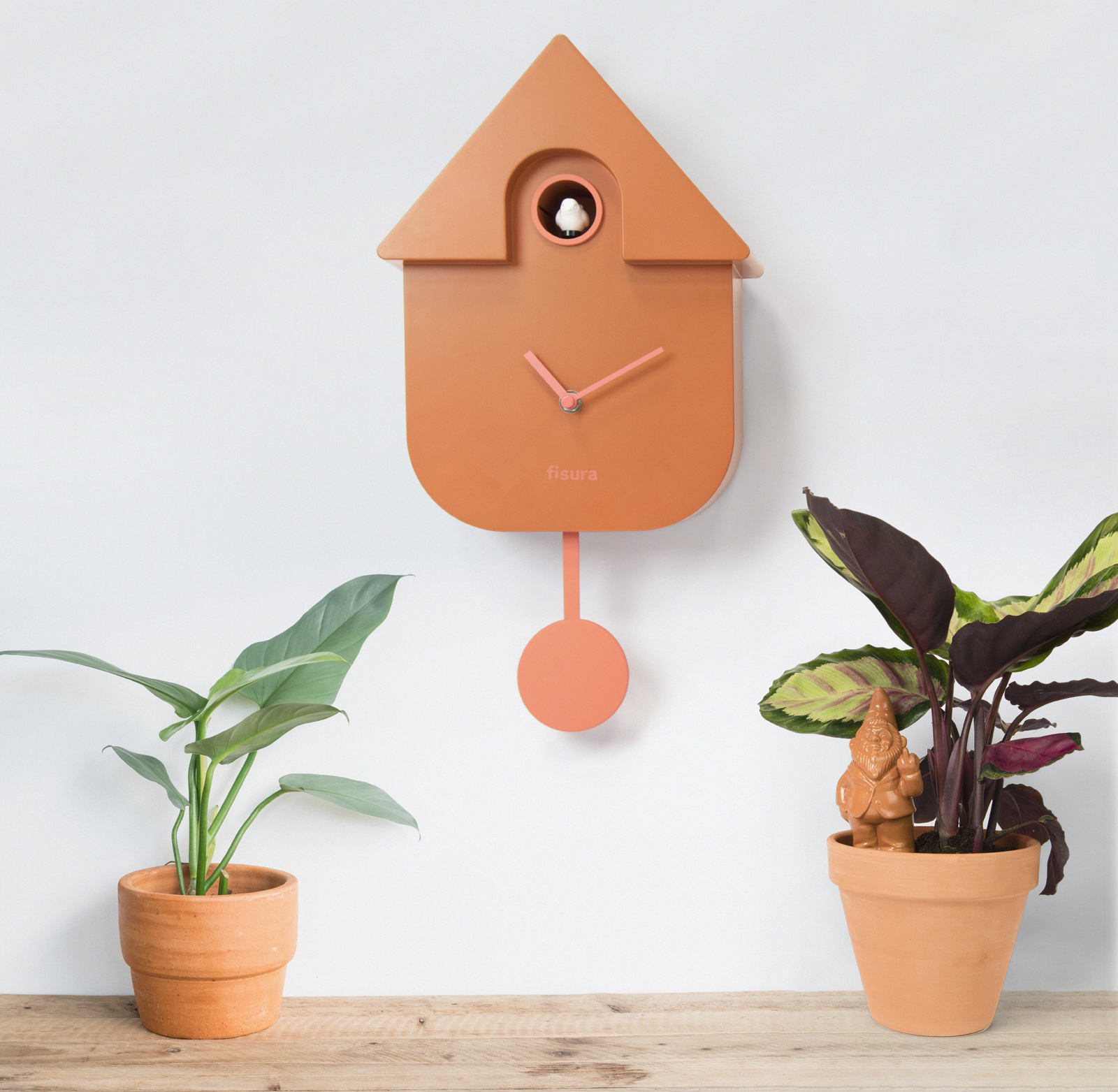 CUCKOO CLOCK - terracotta 