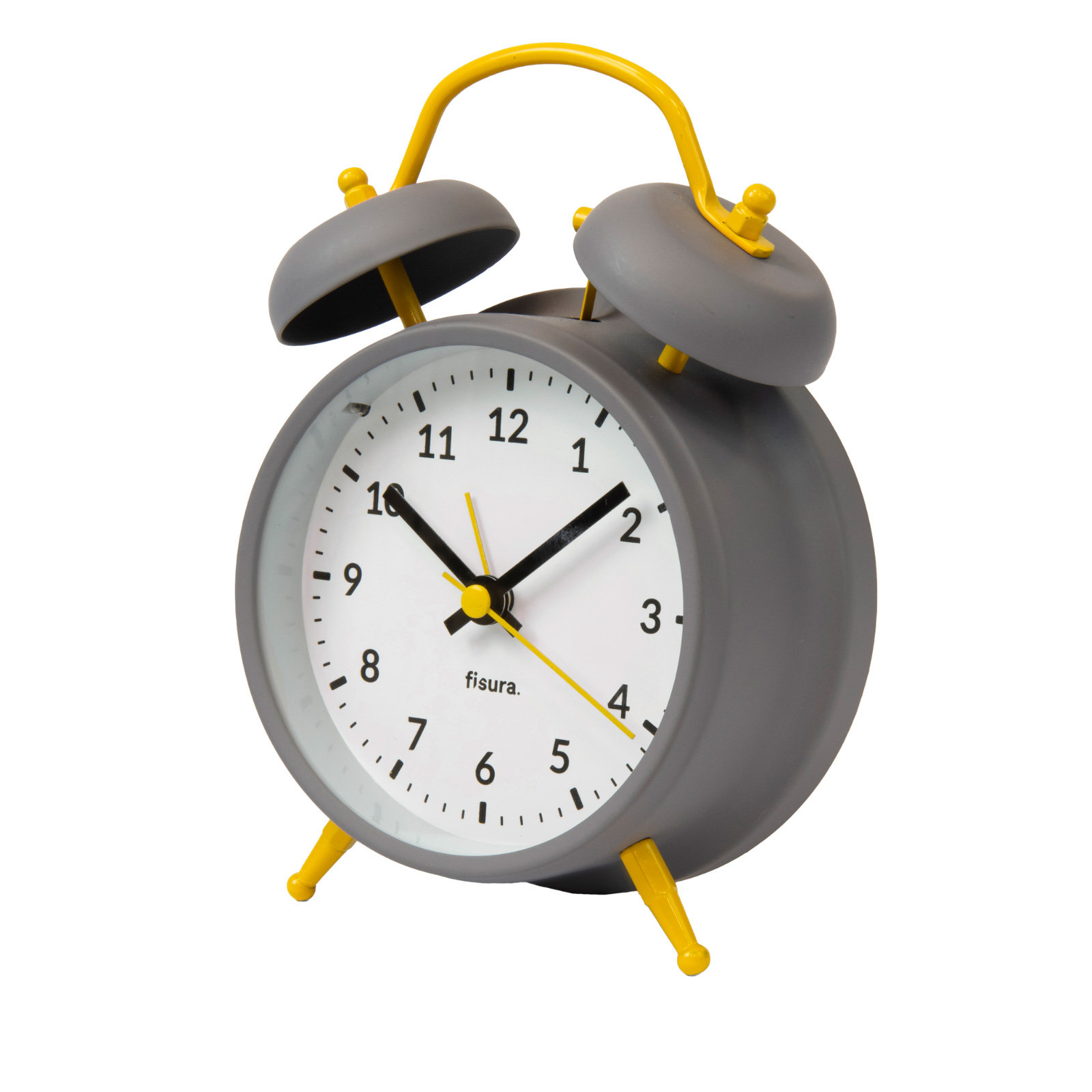 RETRO ALARM CLOCK grey 