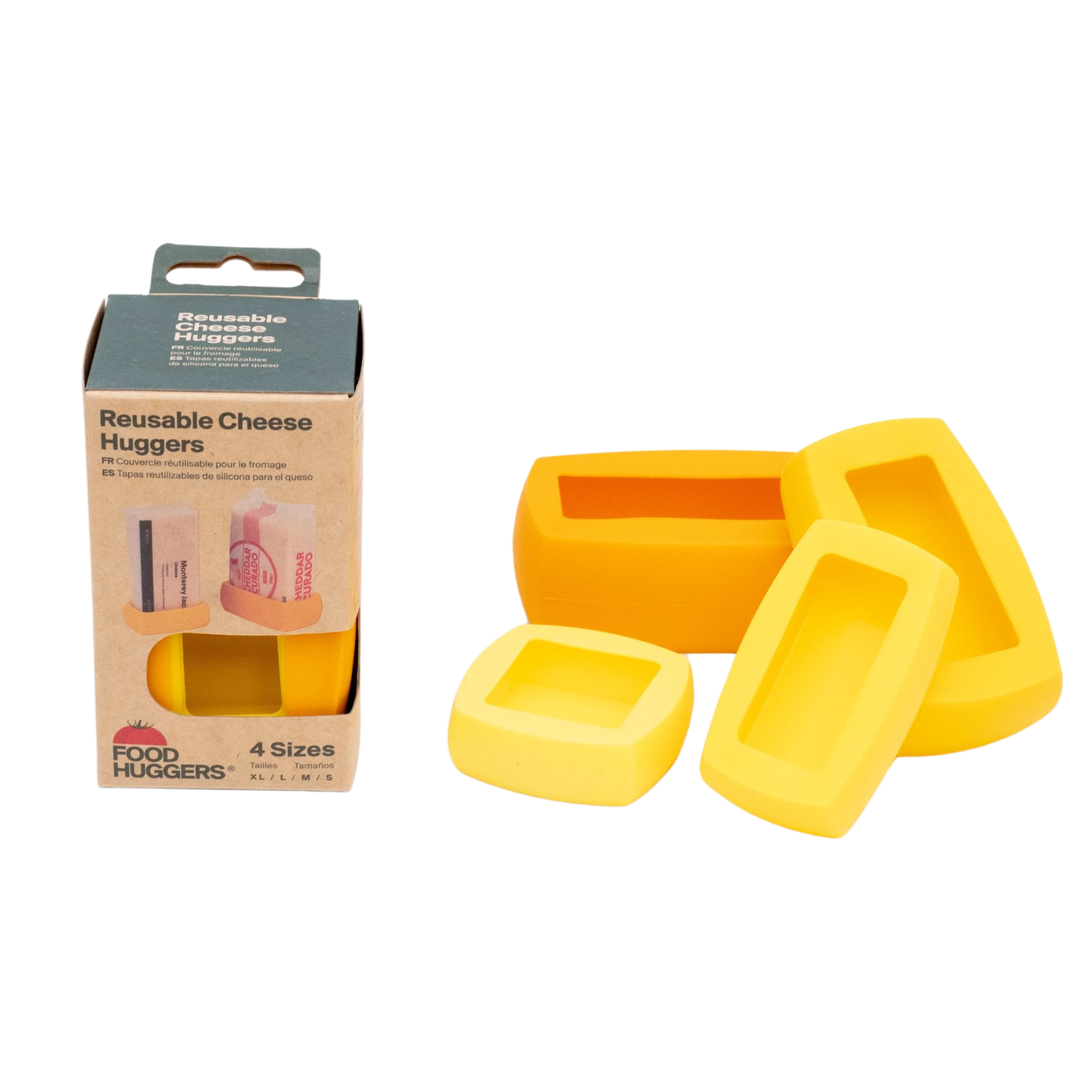 Cheese Huggers set de 4 Yellow 