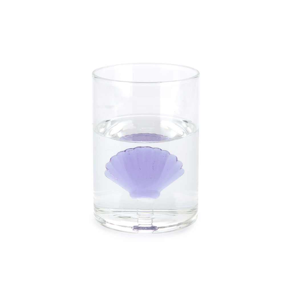 Trinkglas ATLANTIS SHELL lila Borosilicate