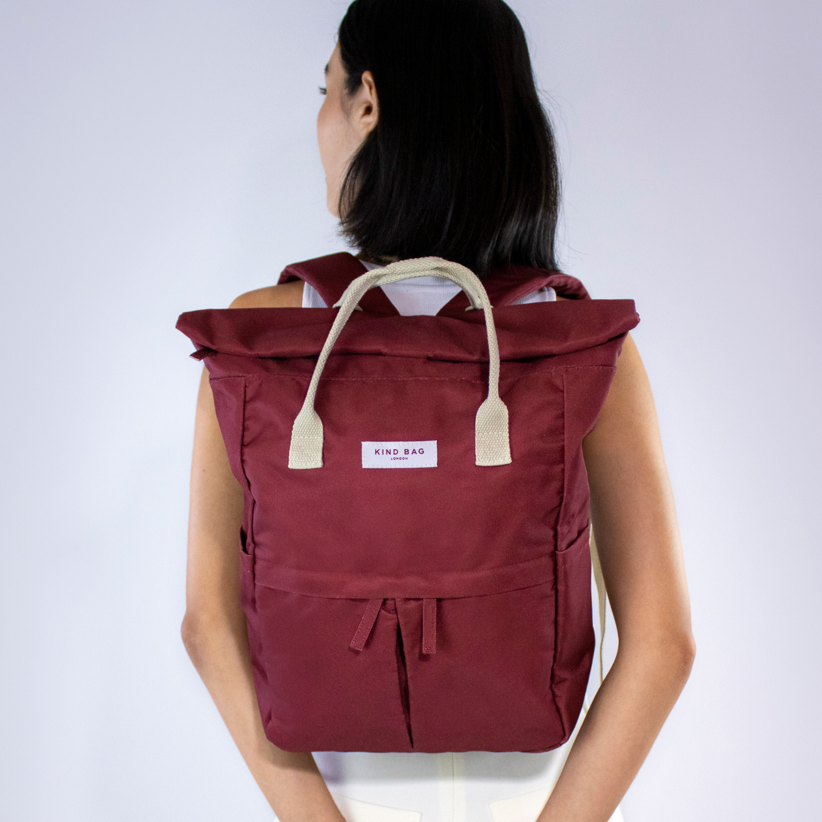 Medium Backpack Burgundy 