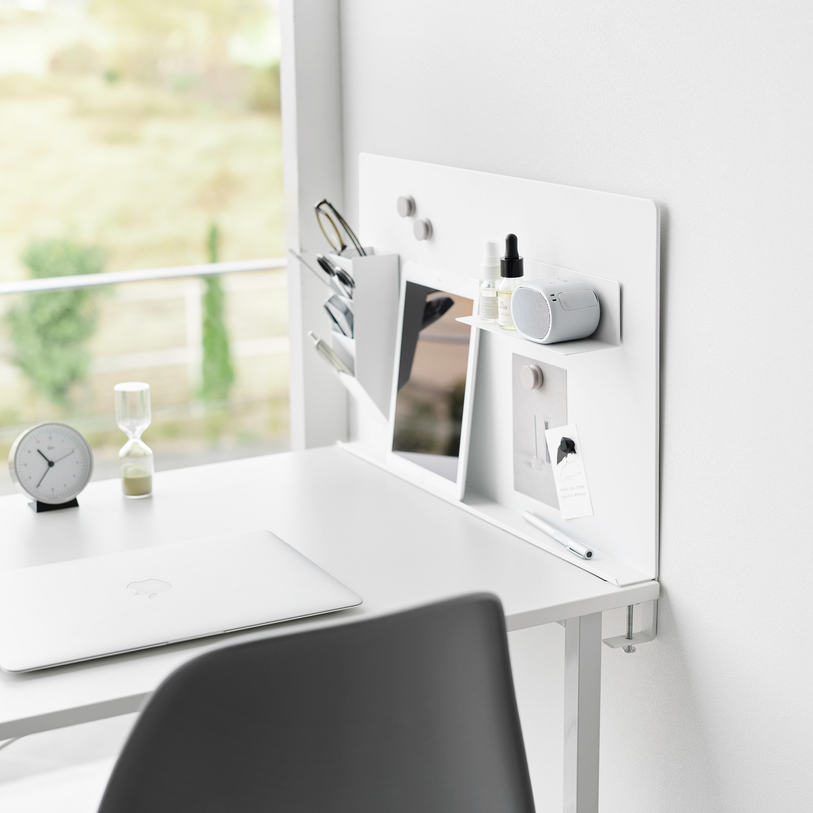 Magnetwand für den Schreibtisch TOWER weiss