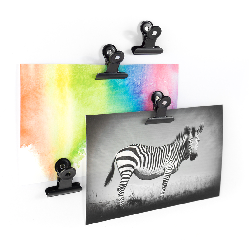 Magnet-Clip GRAFFA 4er Set schwarz 