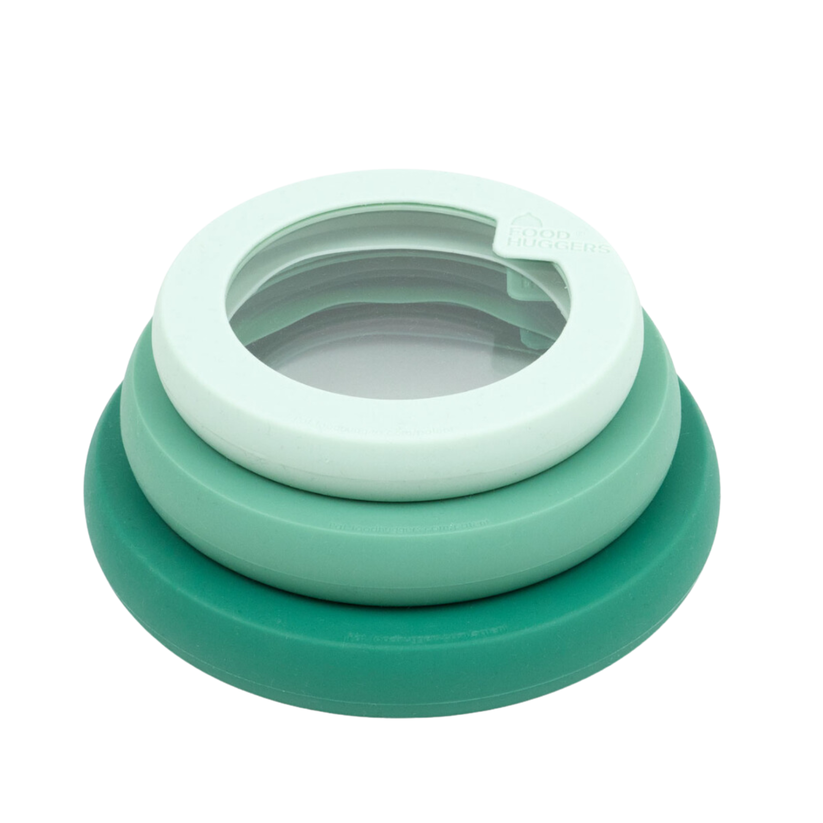 Glass Bowl Lids set de 3 (XS/S/M) Gradual Green 