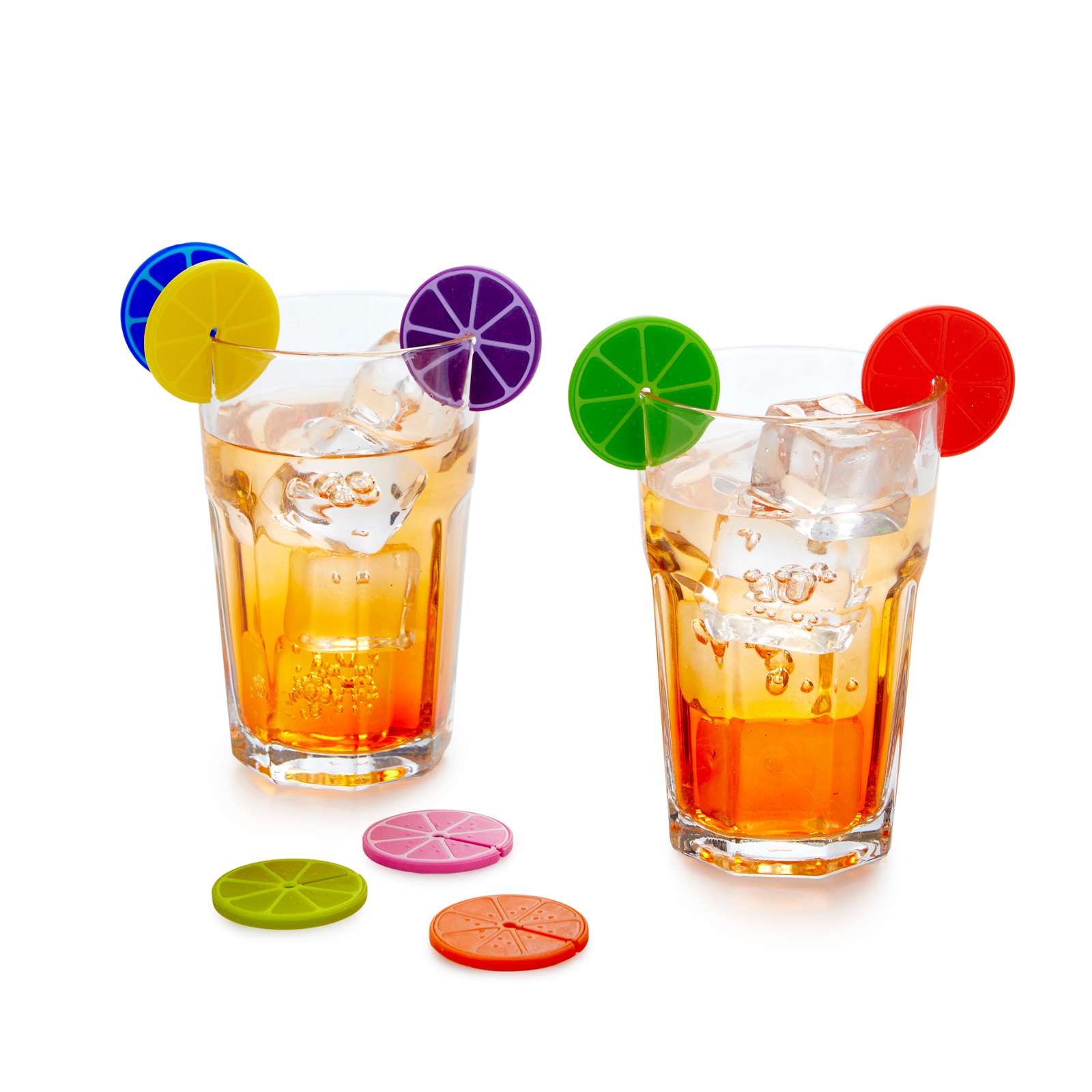 Marque-verres FRUIT PARTY set de 8 