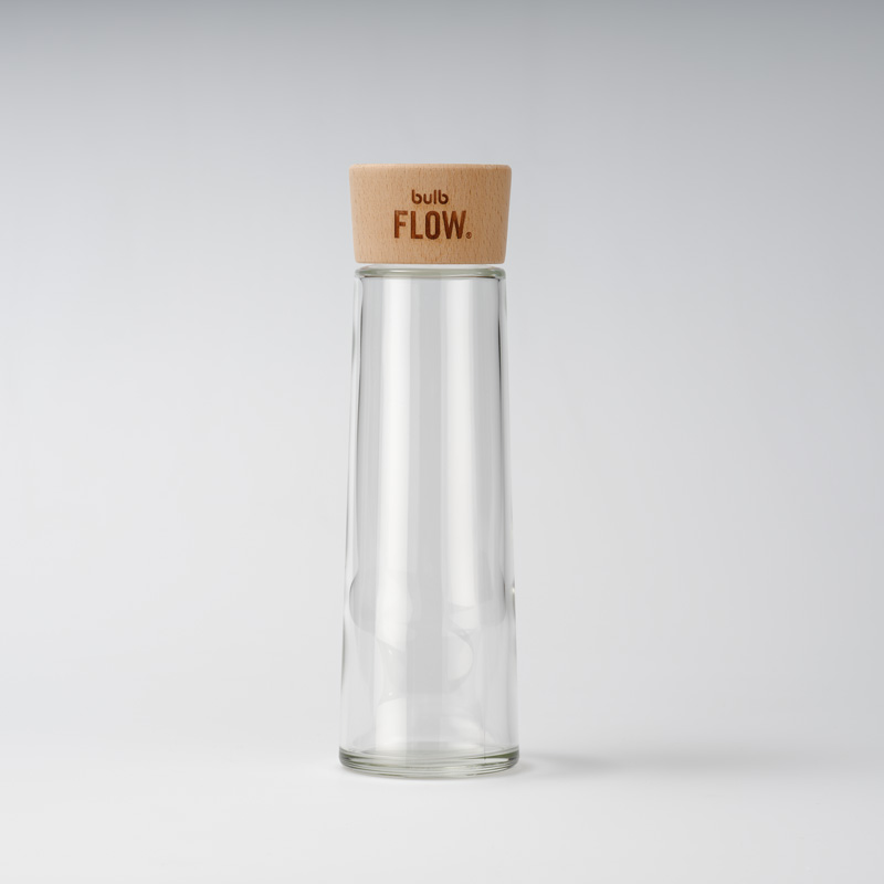 Trinkflasche BULB FLOW Glas 540 ml