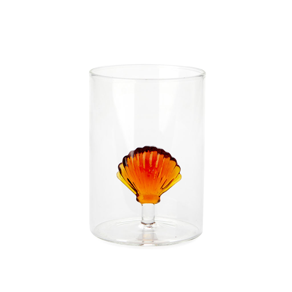 Trinkglas ATLANTIS SHELL amber Borosilicate