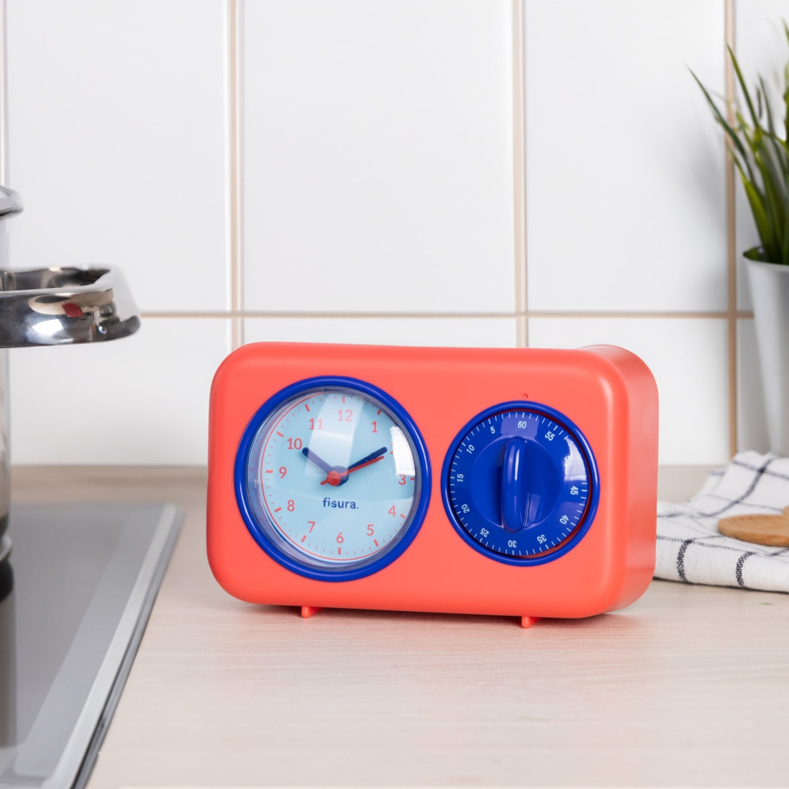 RETRO KITCHEN TIMER red 