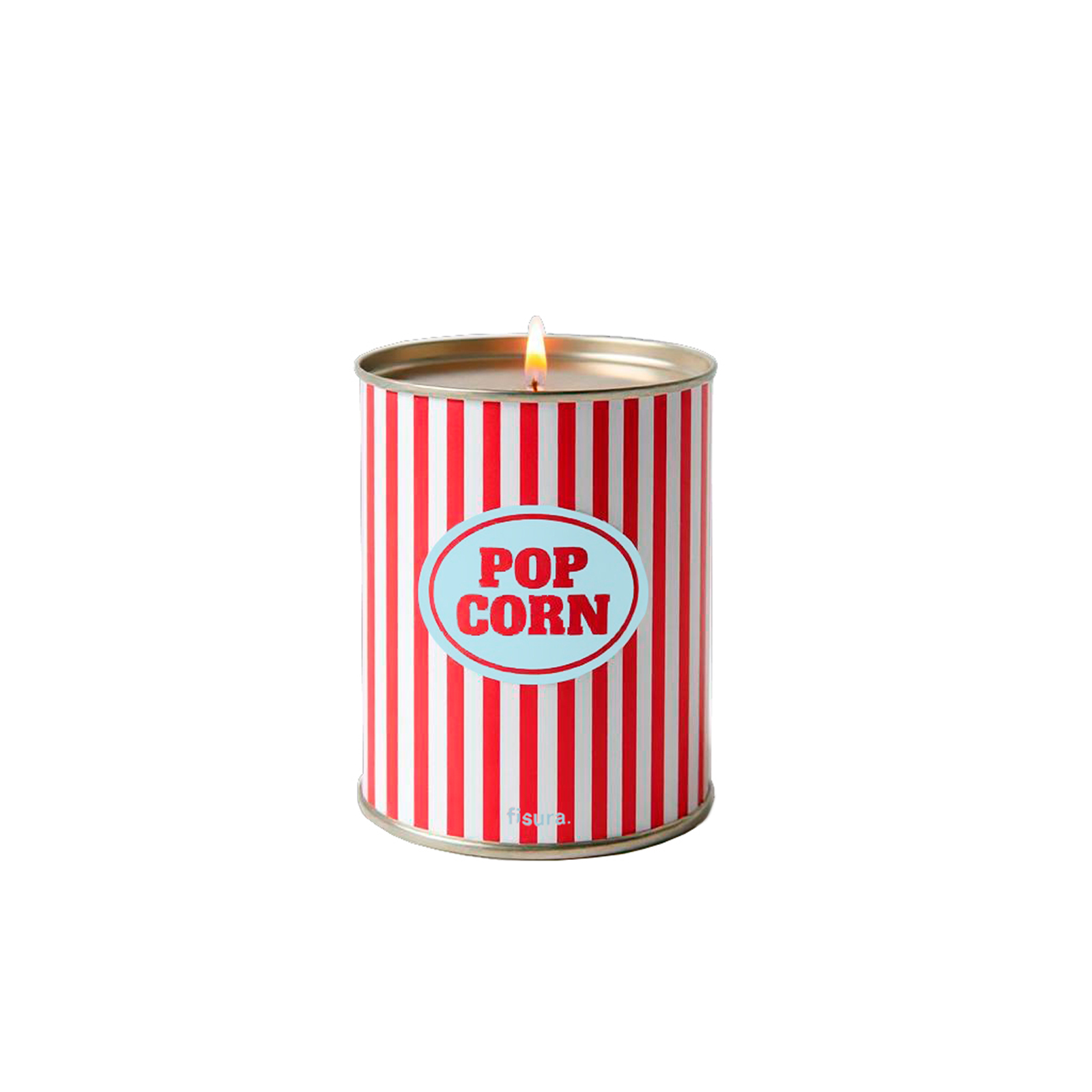 Metal candle POPCORN Butter pop corn scent