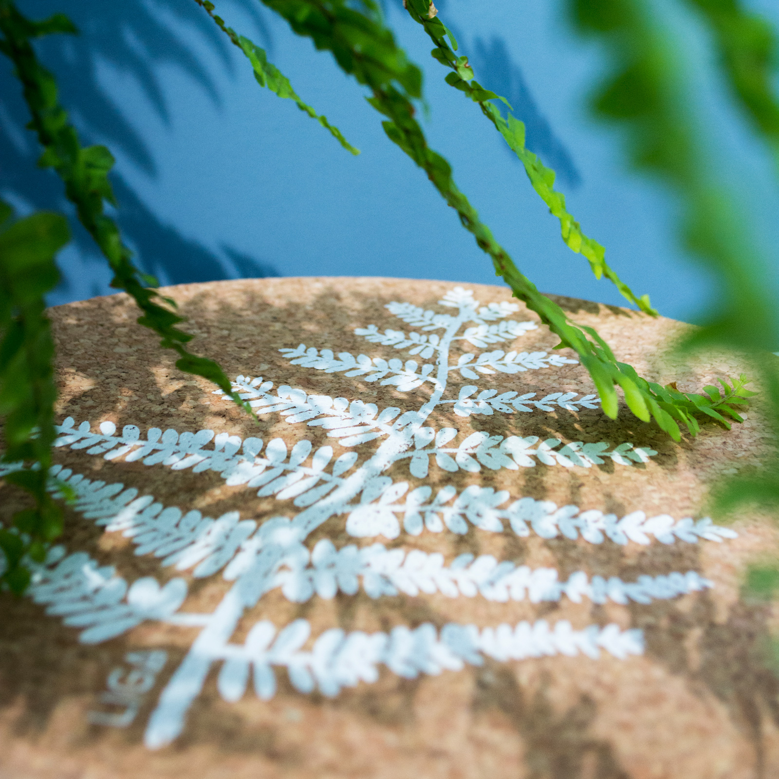 Set de table/dessous-plat CORK FERN Ø25cm