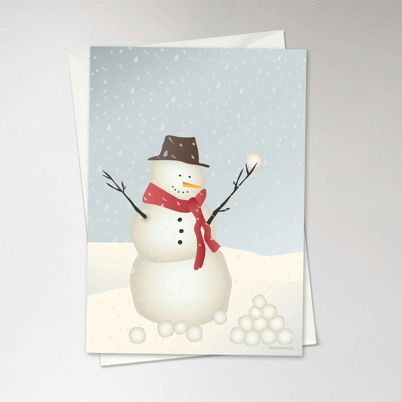Greeting card SNOWMAN 