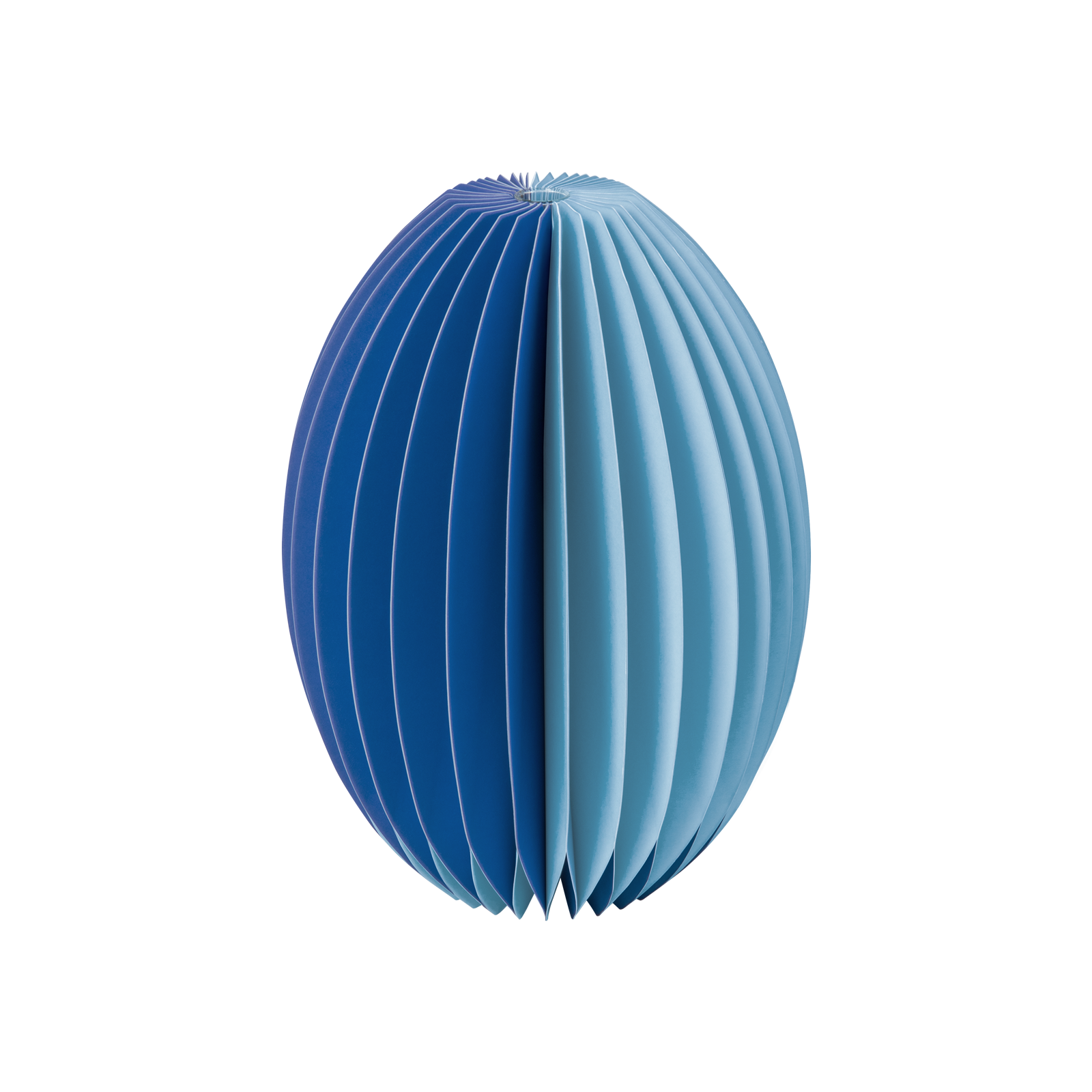 Papiervase Yuki blue