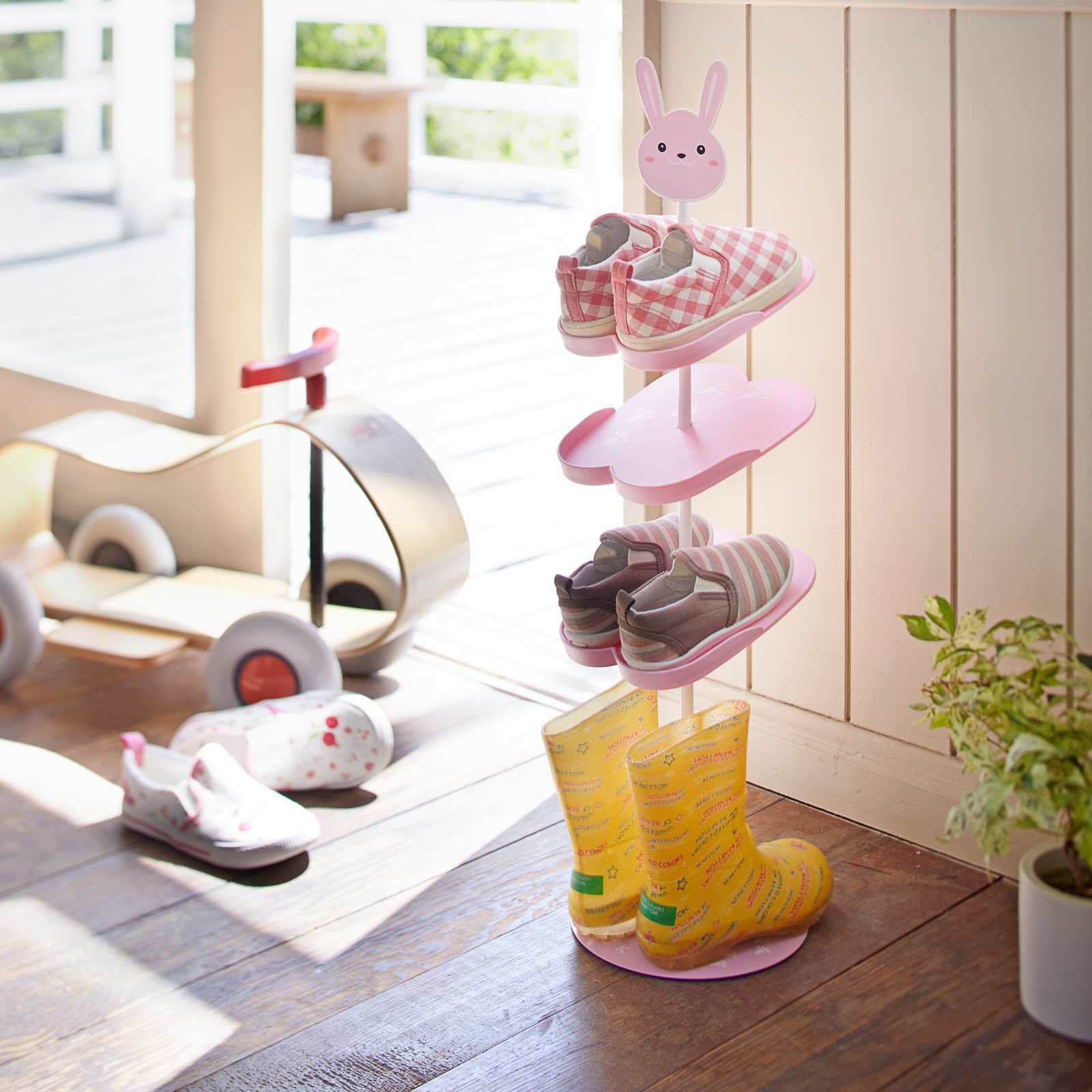Étagère à chaussures pour enfants YAMAZAKI pink