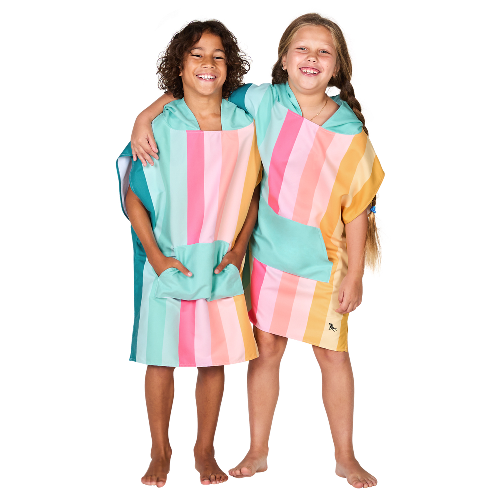Poncho 3-5 Coastal Candy