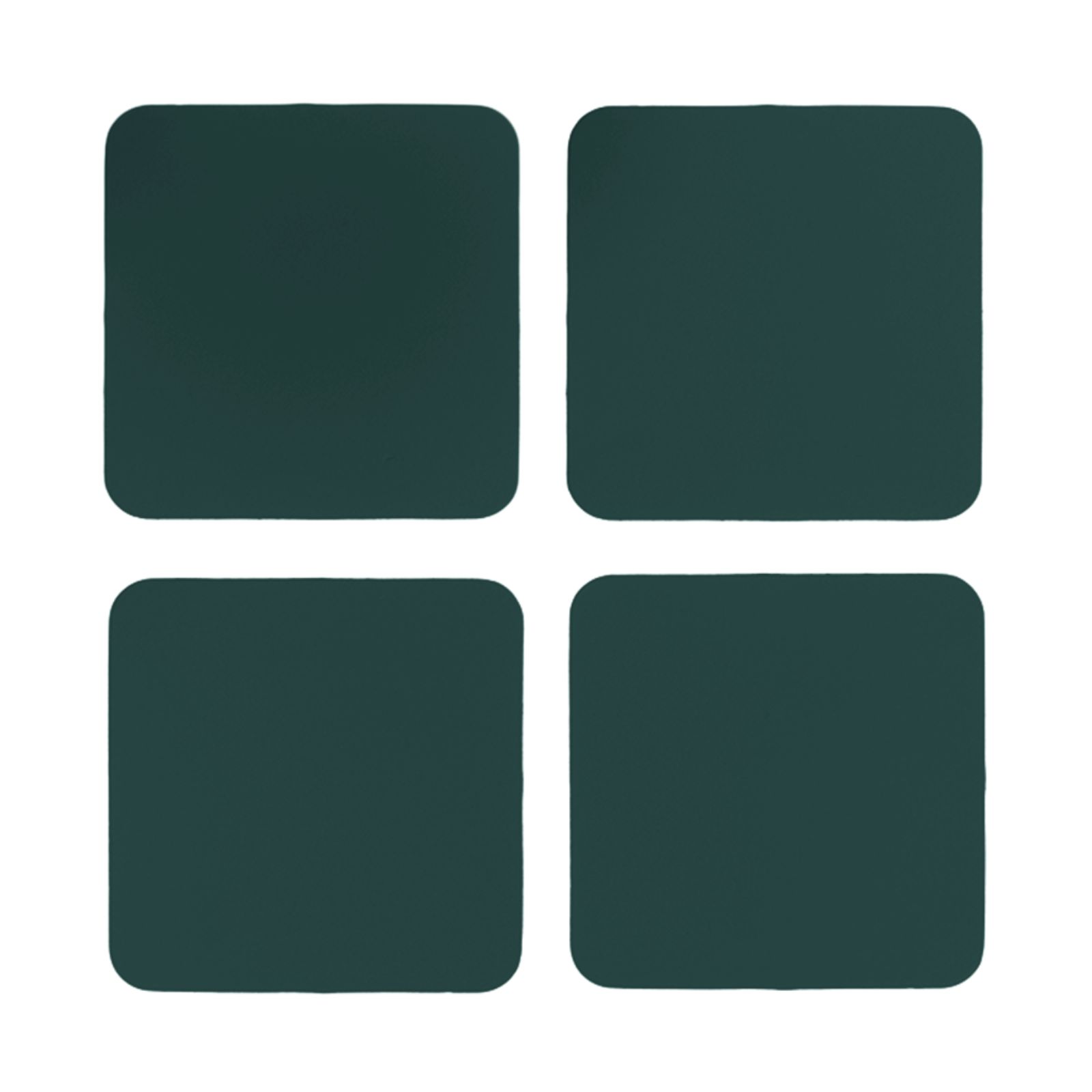 Ruca Square Coasters (x4) Green