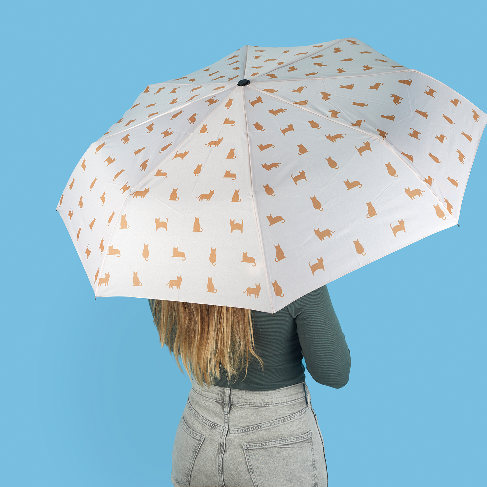 Schirm MEOWMBRELLA calico mit Cover