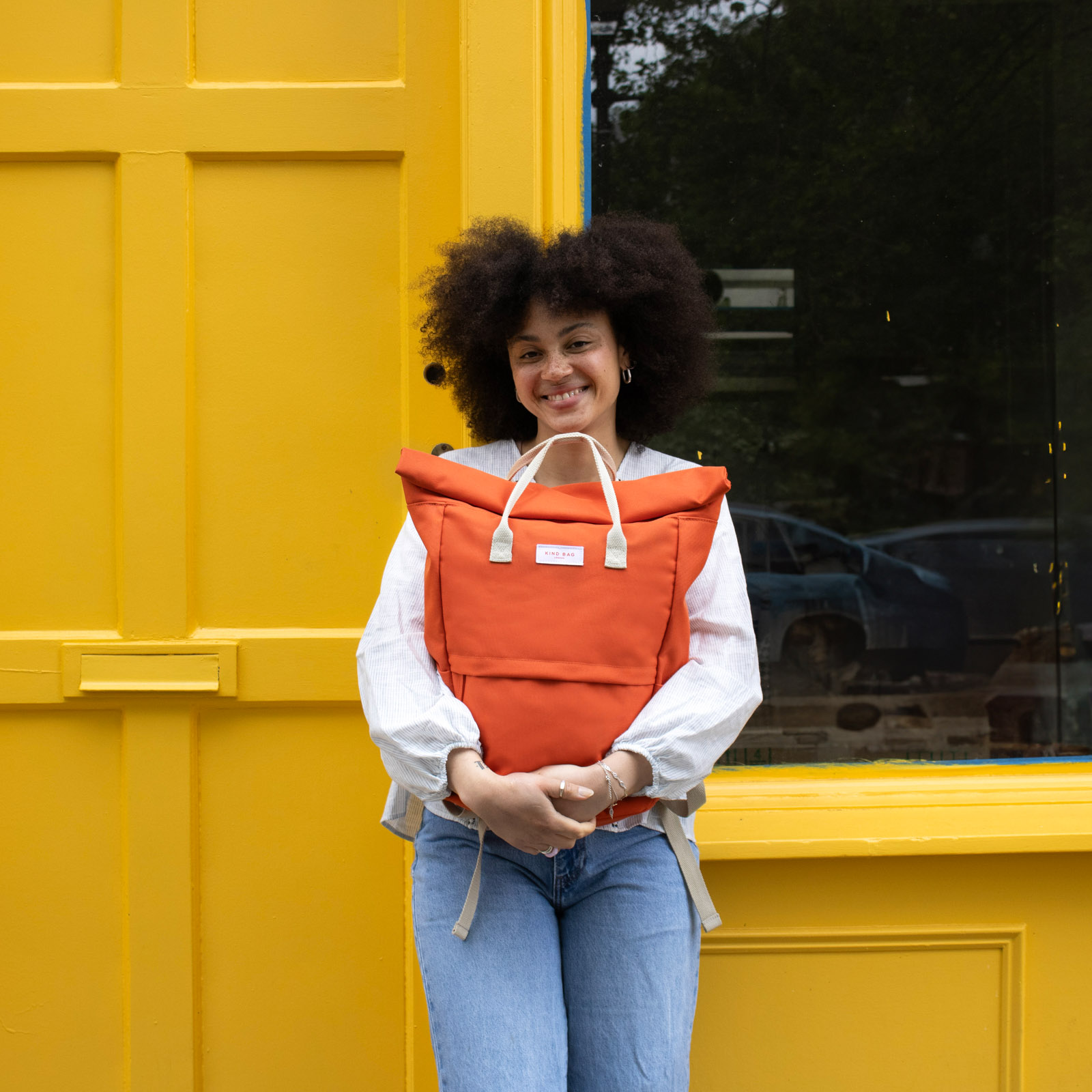 Large Backpack Burnt Orange 