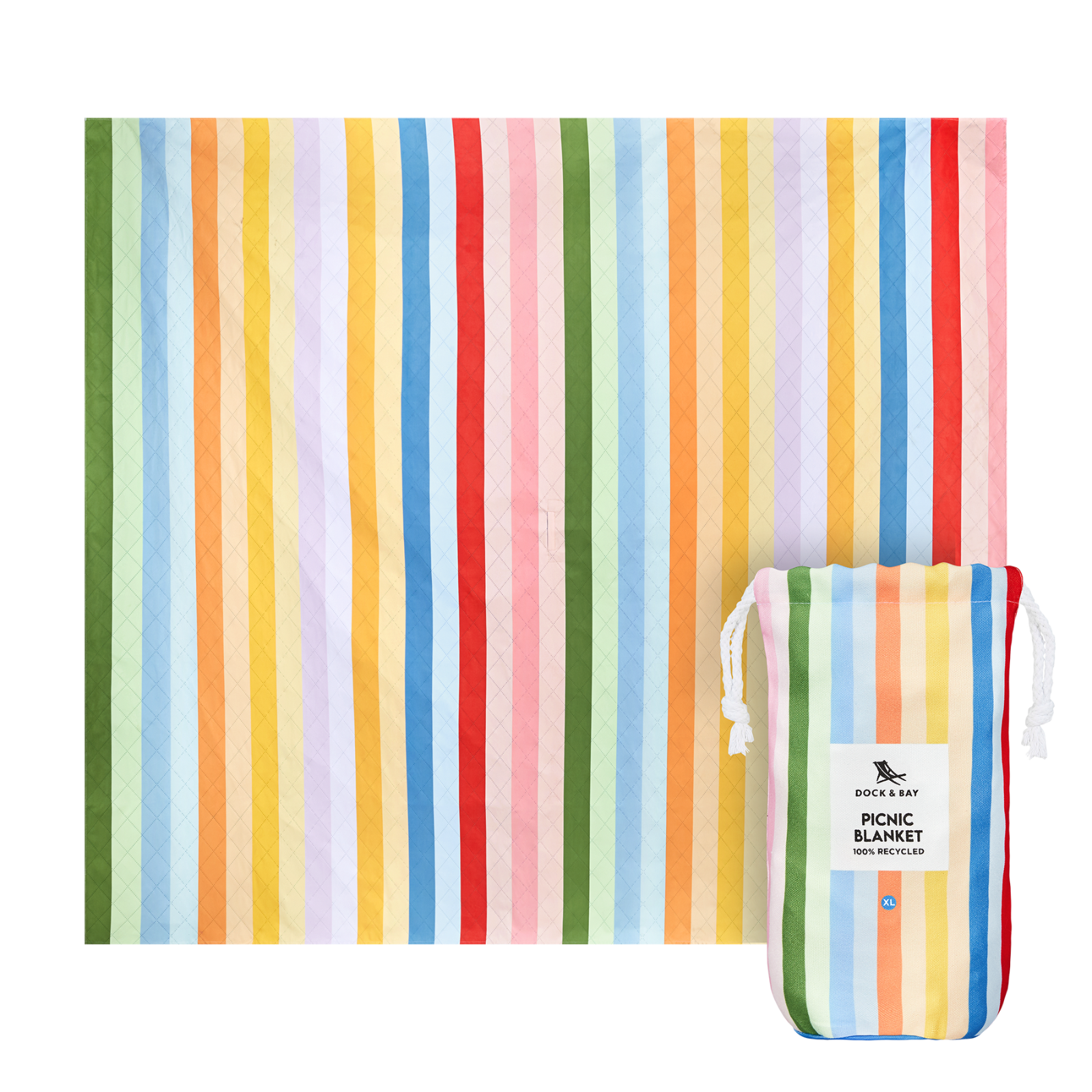 PICNIC BLANKET Candy Stripes 