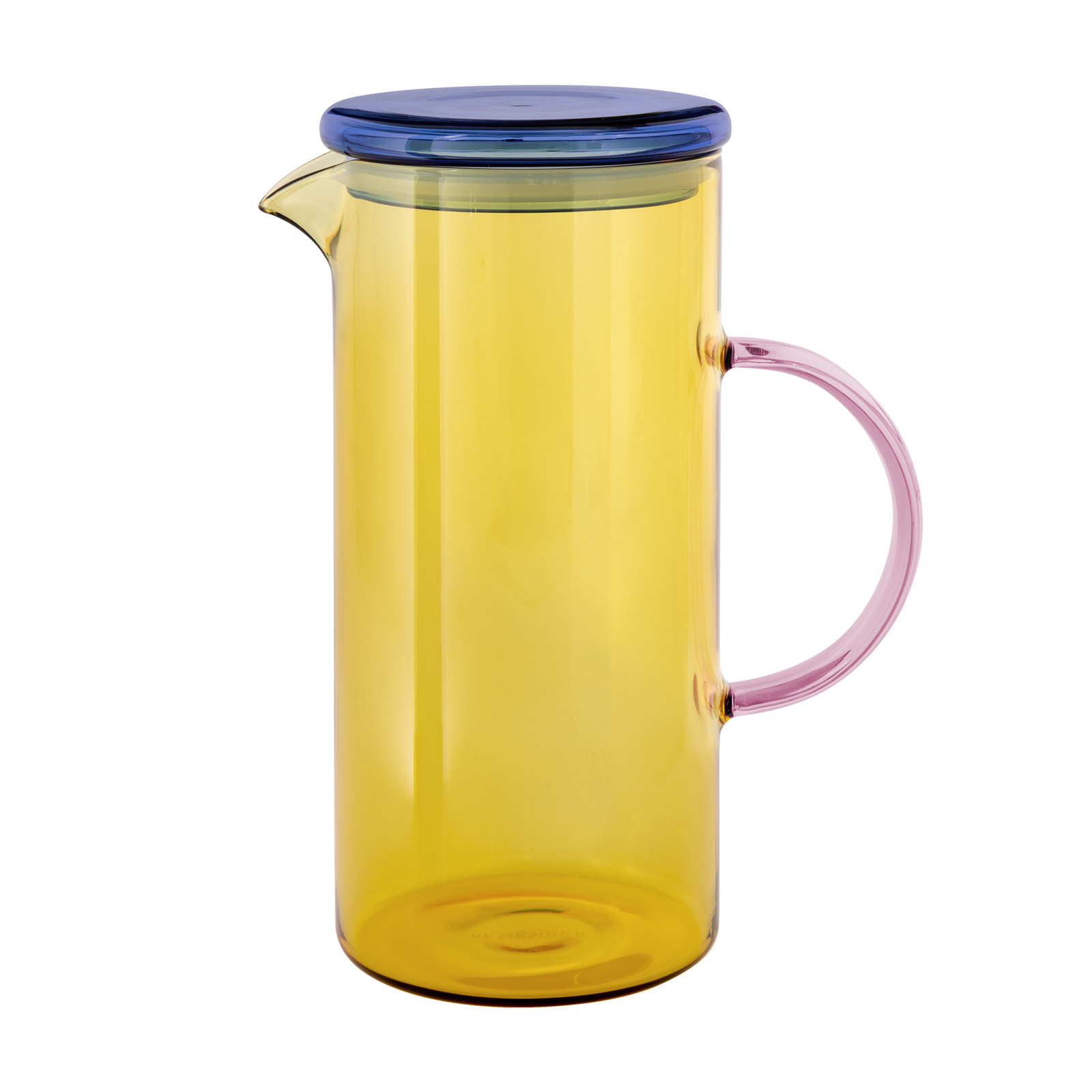 Glaskanne Fred yellow