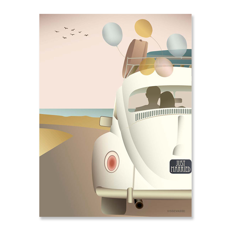 Greeting card Just married 