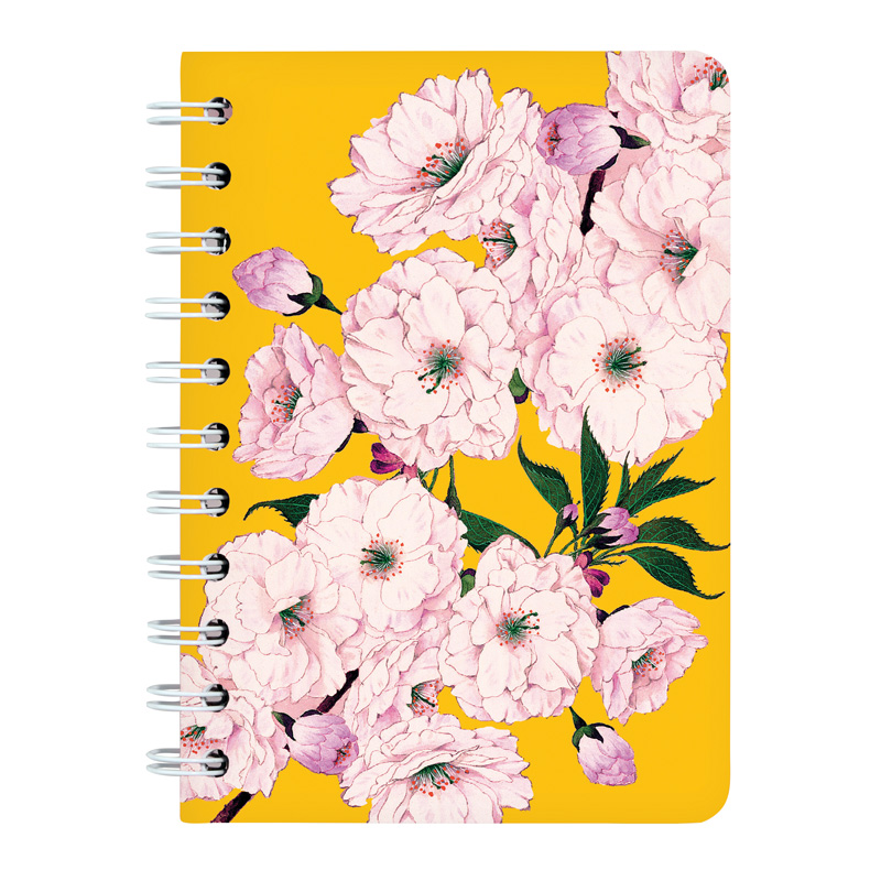 Carnet à anneaux relié A6 KIRSCHBLÜTE 