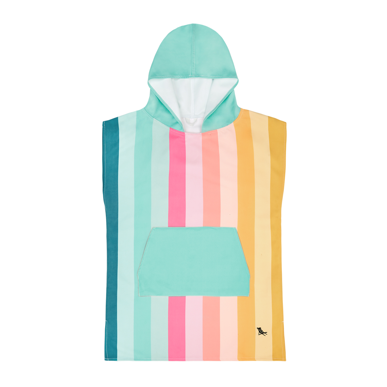 Poncho 3-5 Coastal Candy