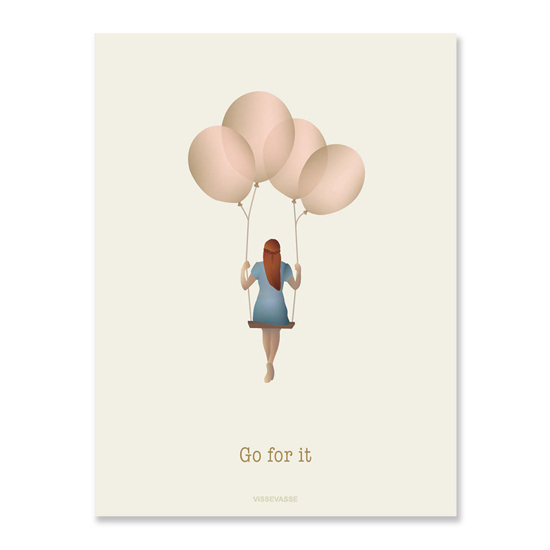 Greeting card Go for it balloon dream 