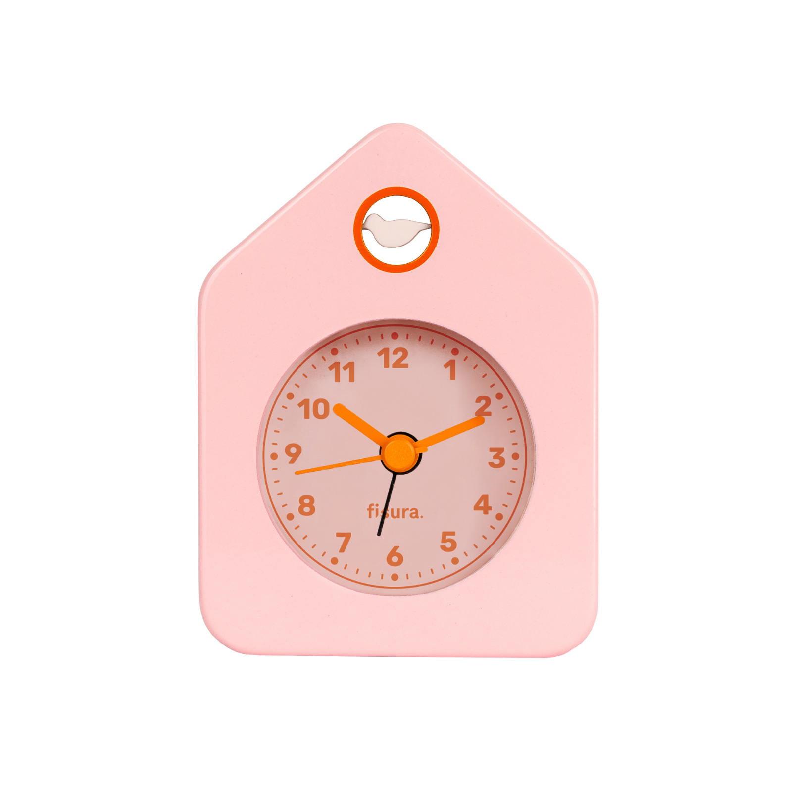 MINI HOUSE ALARM CLOCK pink 