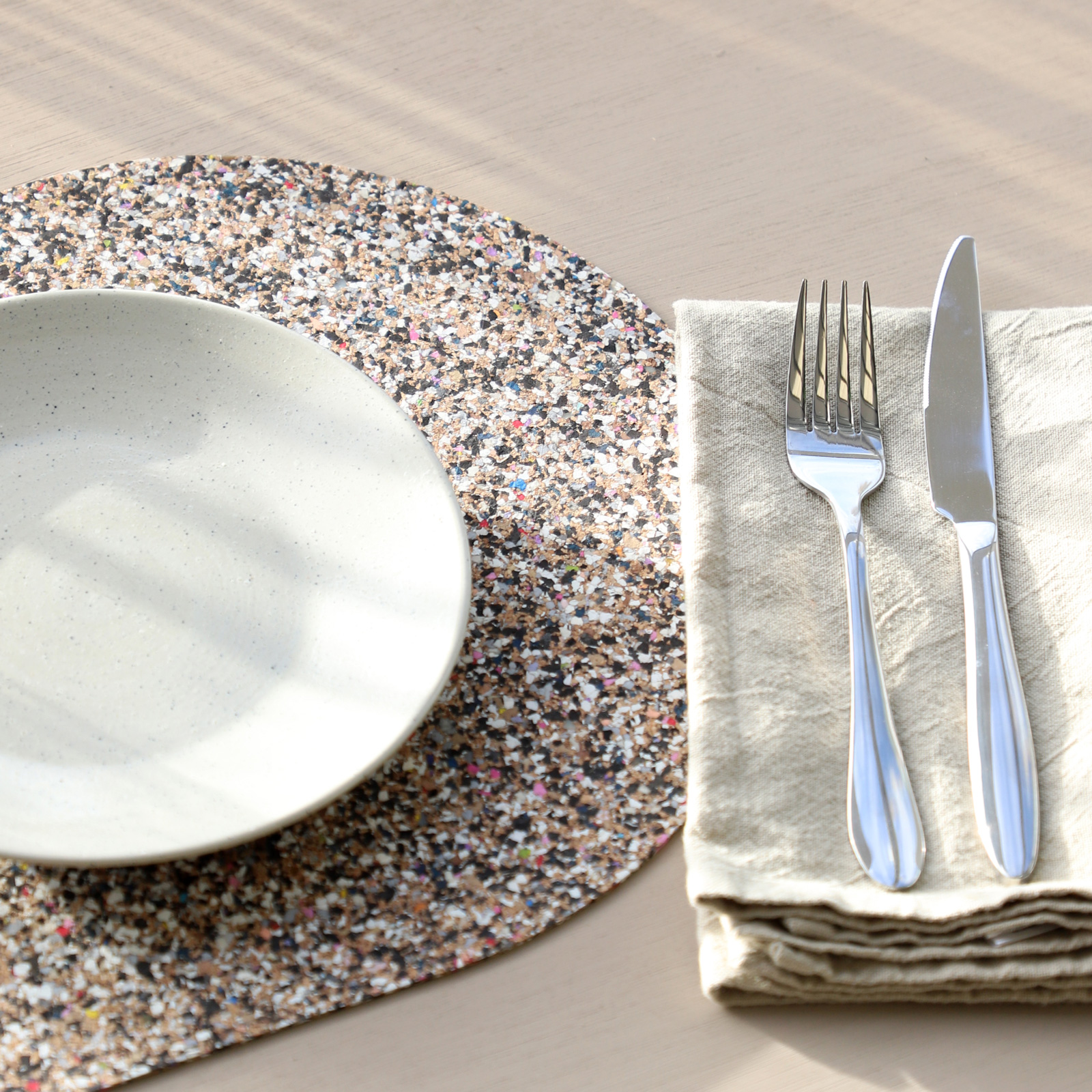 Set de table BEACH CLEAN CORK OVAL set de 4, 40x30cm