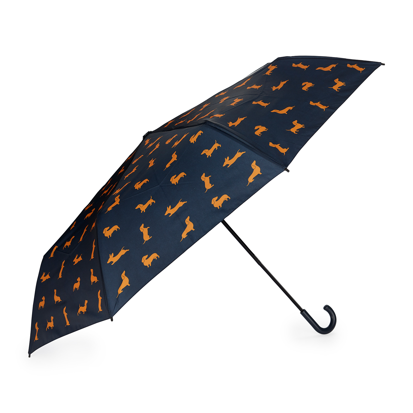 Schirm TECKEL schwarz mit Cover