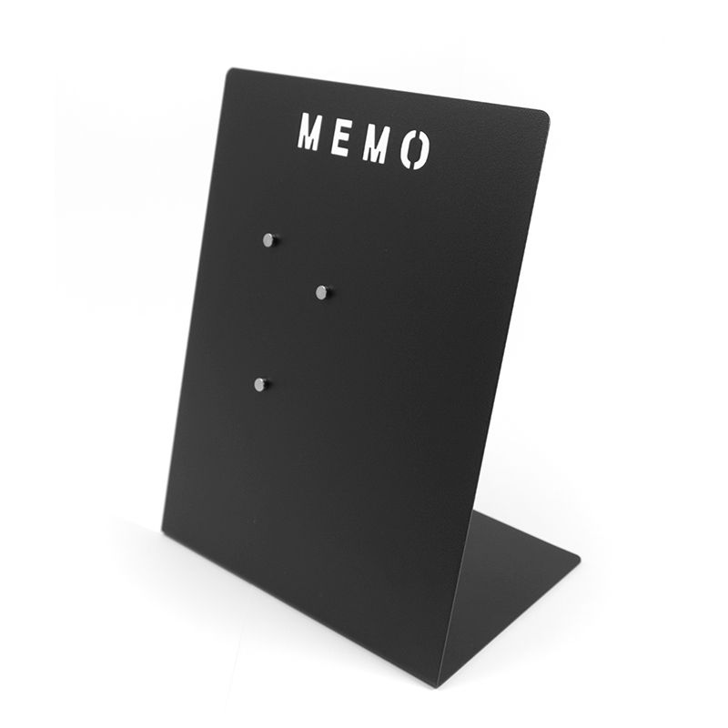 Memo board MEMO black 