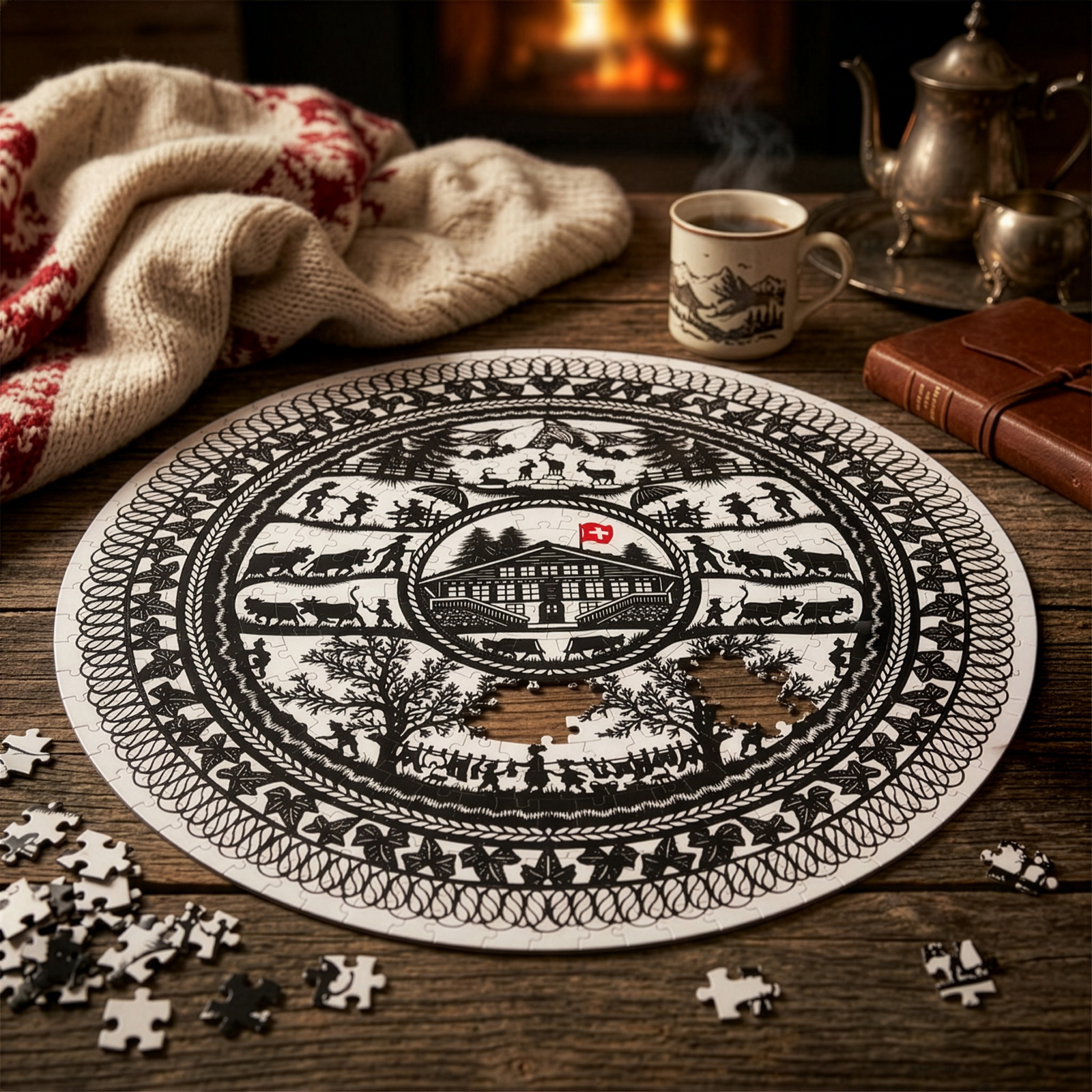 Puzzle 500 pcs SWISS CHALET