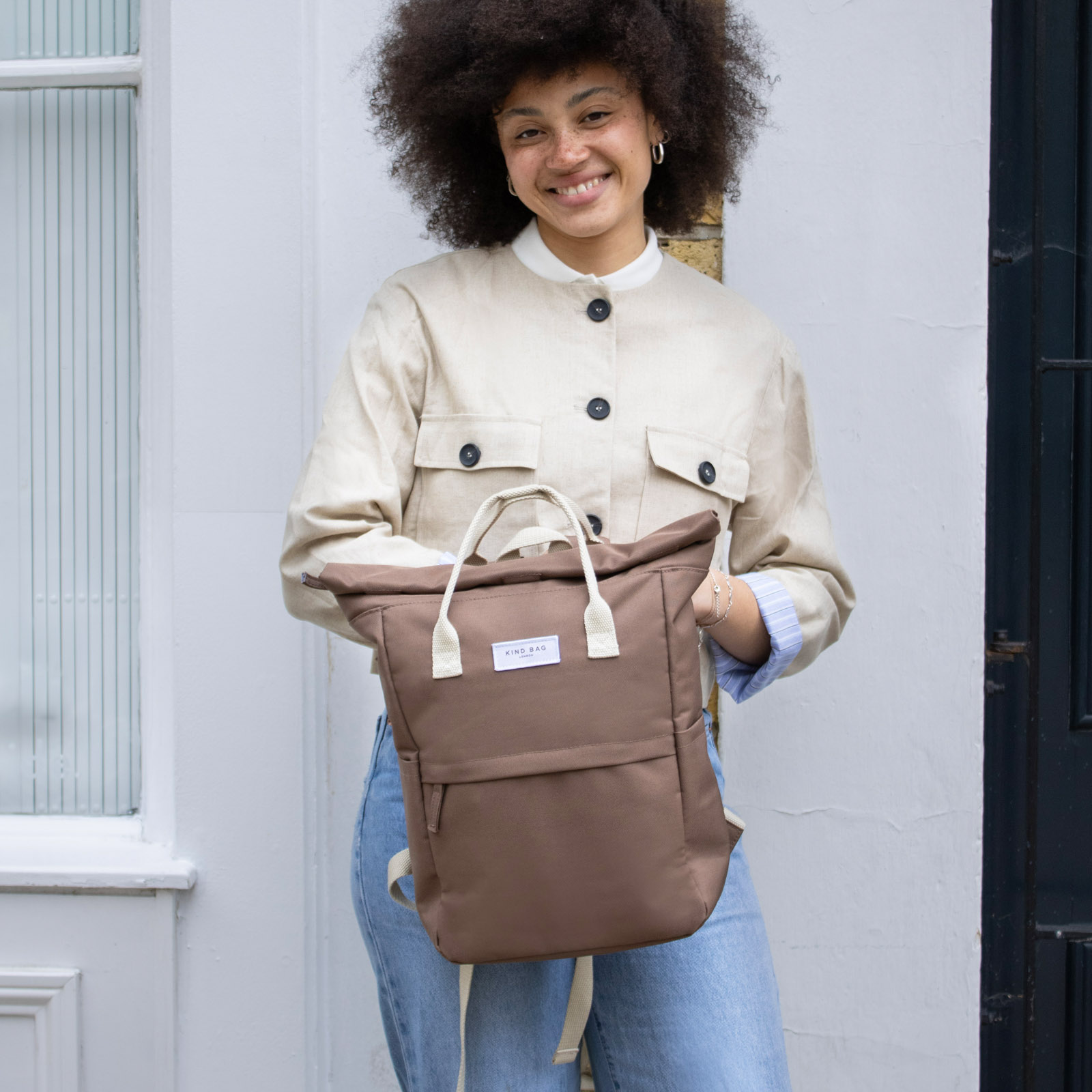 Medium Backpack Cocoa Brown 