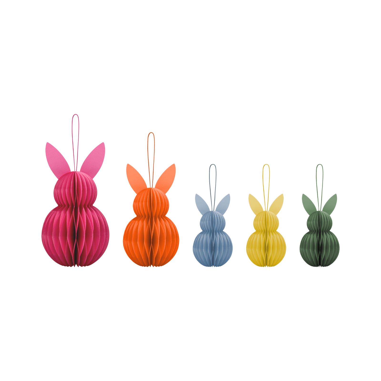 Baumschmuck 5er-Set Osterhase 