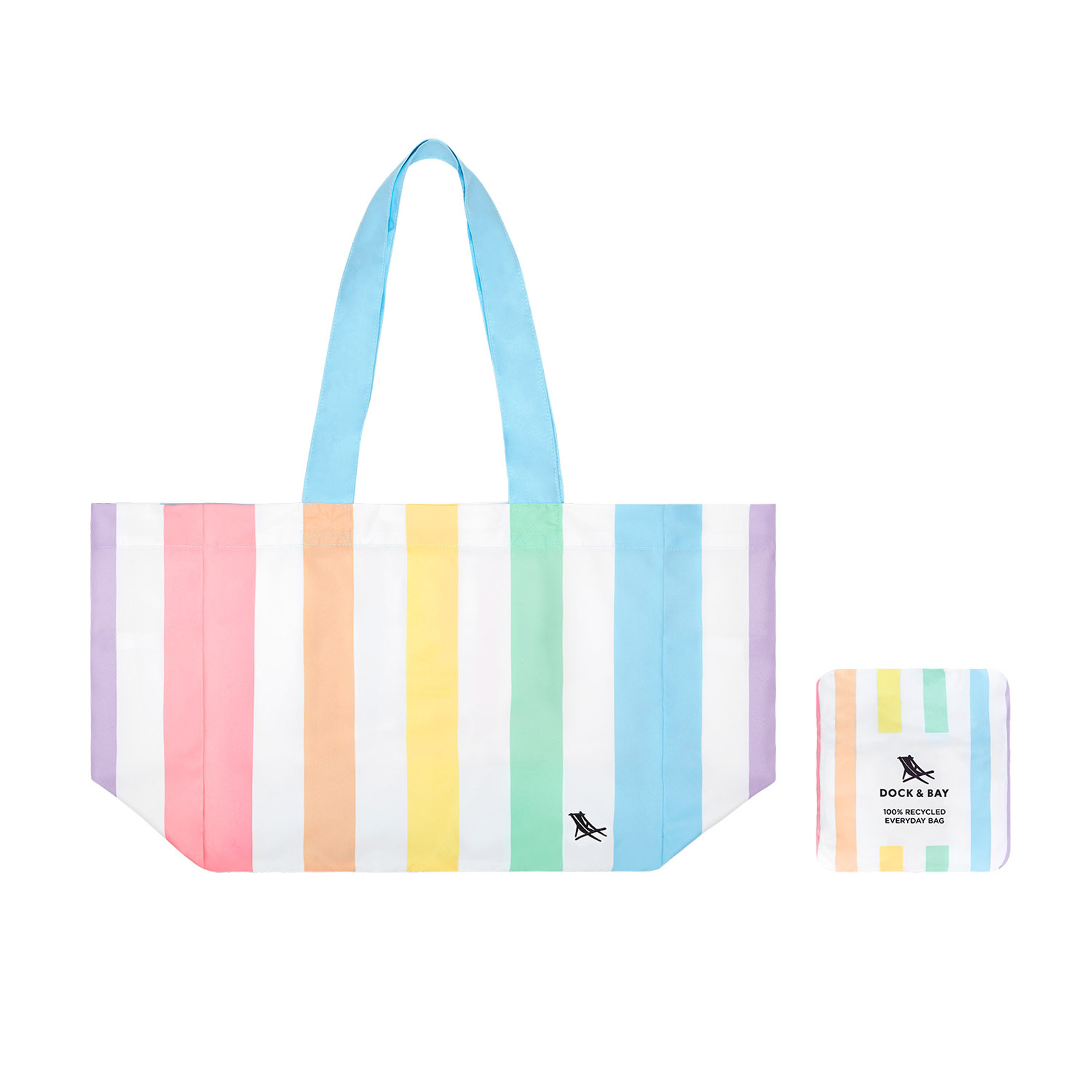 Travel Tote Bag CABANA Unicorn Waves 