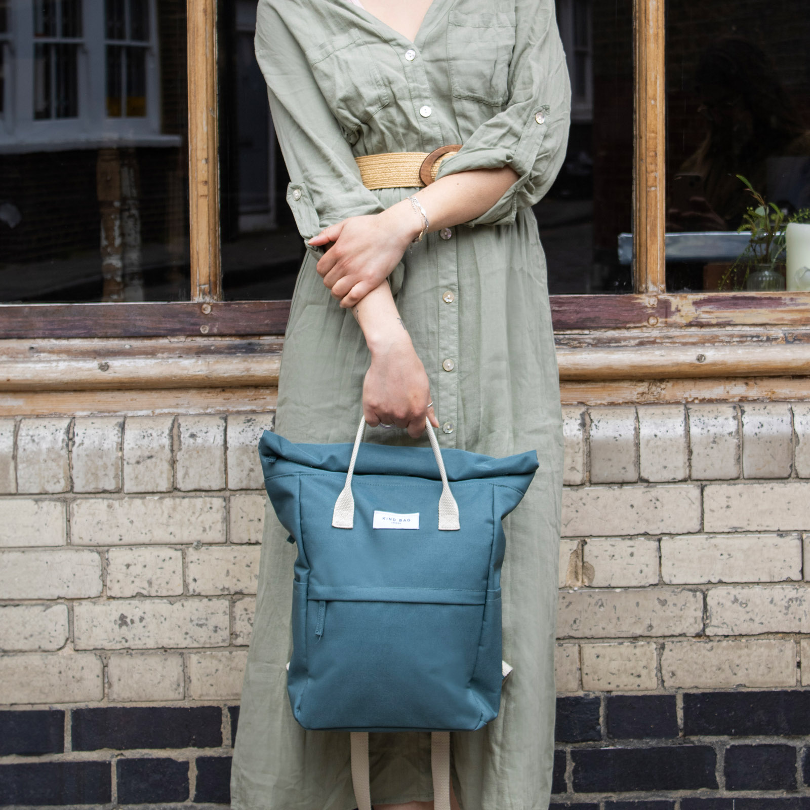 Medium Backpack Moss Green 