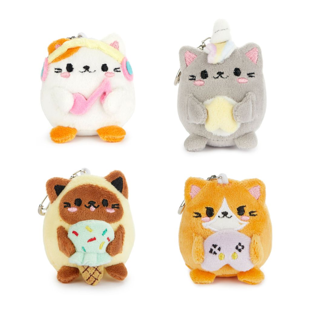 Support pour clés FLUFFY KAWAII assorti en display à 12 pc. 