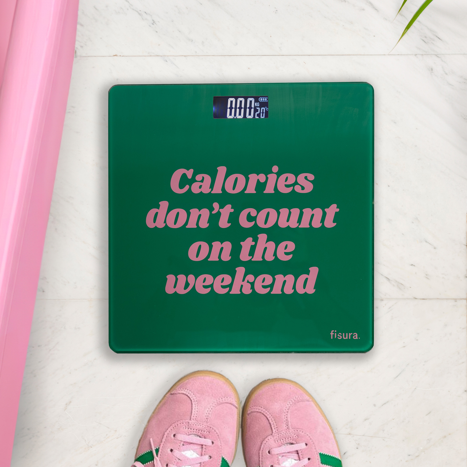 Pèse-personne CALORIES DON'T COUNT ON THE WEEKENDS