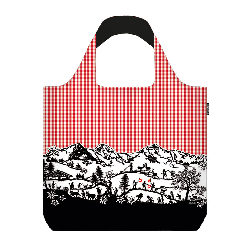 Tasche SWISS TRADITION Scherenschnitt Esther Gerber