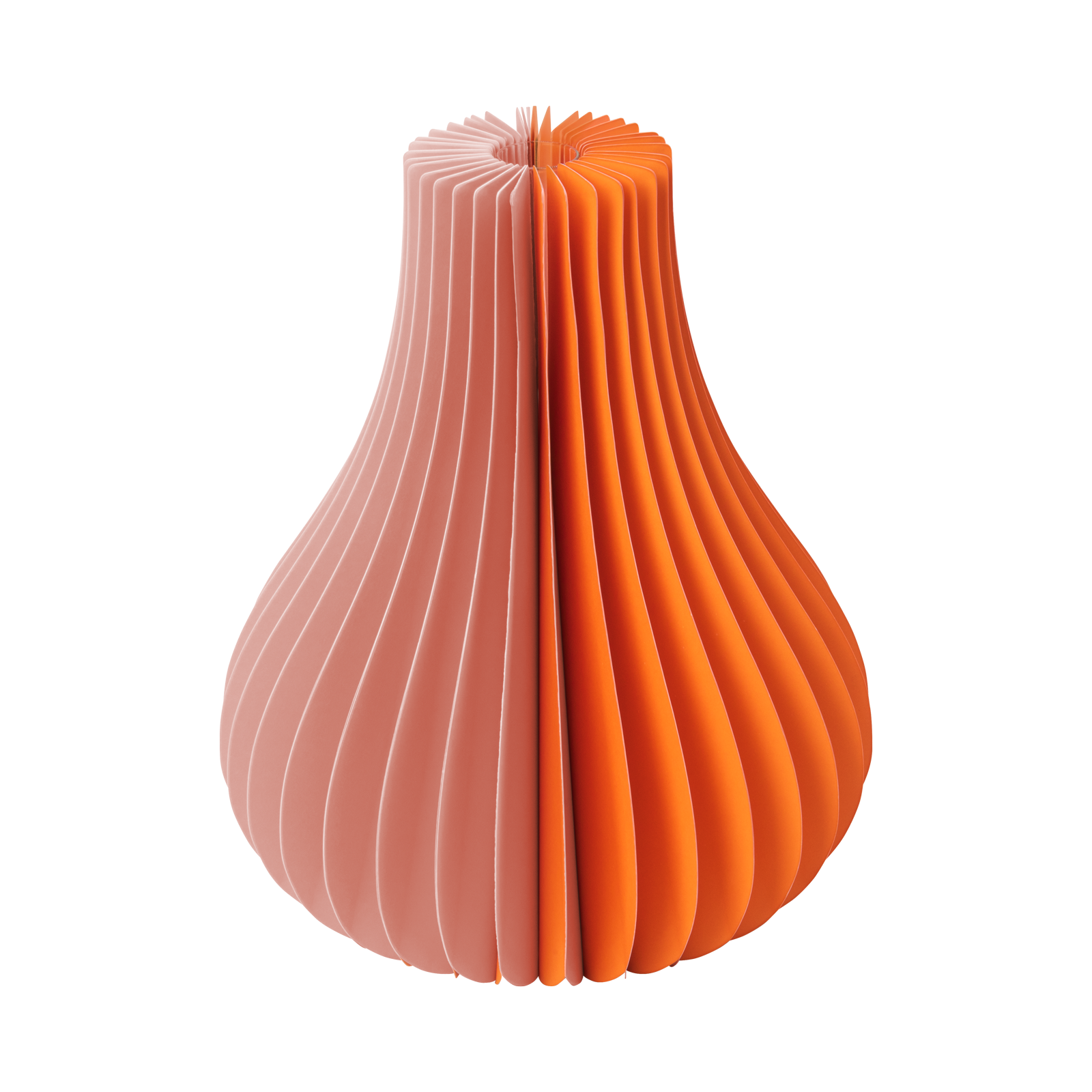 Papiervase Yuki orange