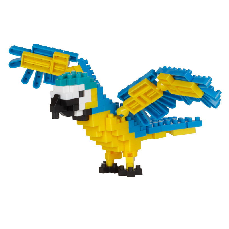 Mini NANOBLOCK Blue/yellow Macaw 