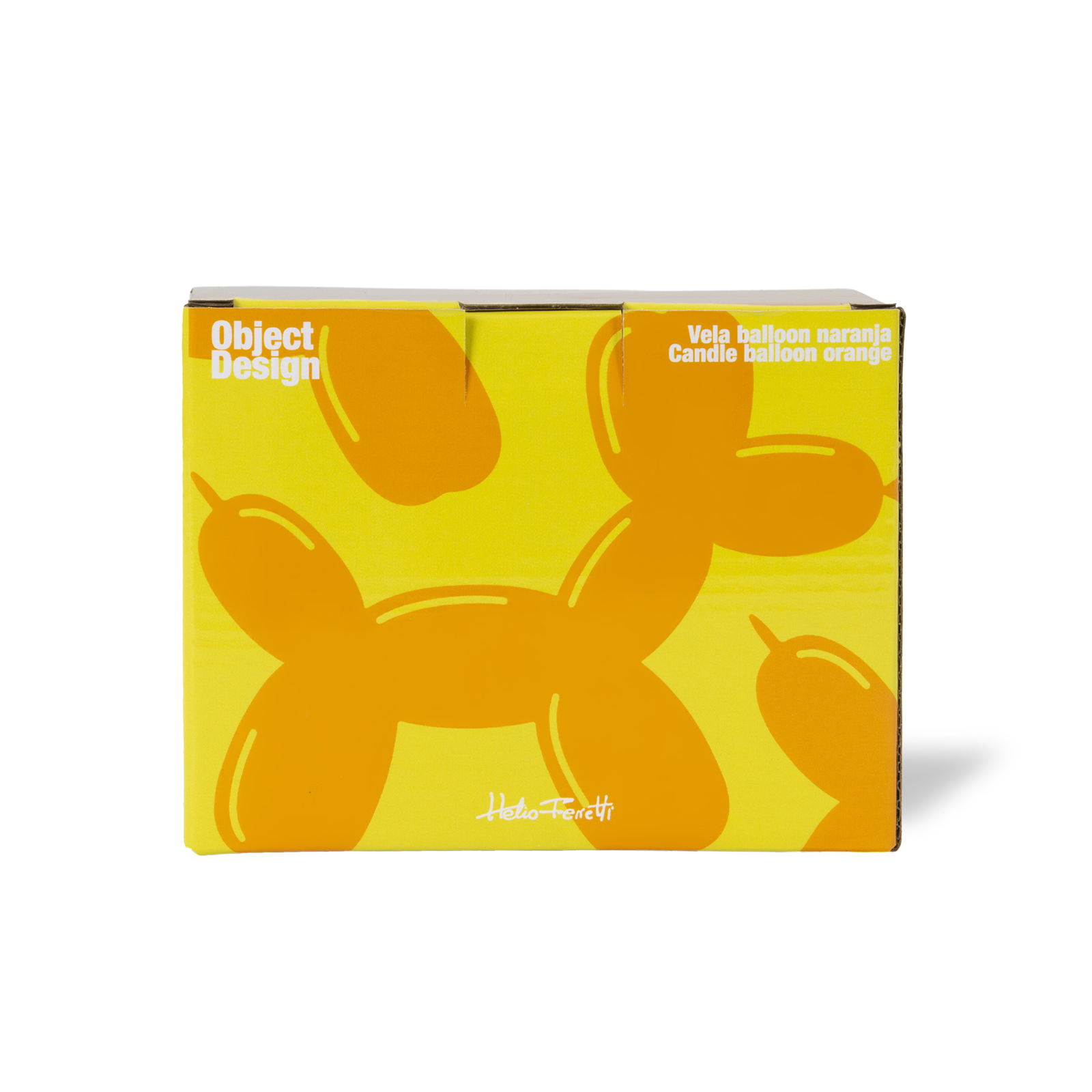BALLOON DOG CANDLE ORANGE